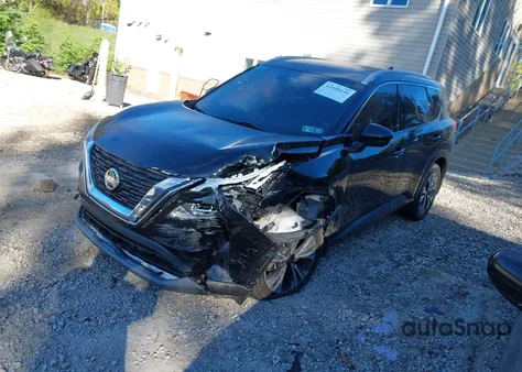 2021 Nissan Rogue Sv Intelligent Awd из США, поврежденный, VIN JN8AT3BBXMW234276